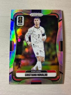 2026 Panini Prizm World Cup Cristiano Ronaldo Silver Holo