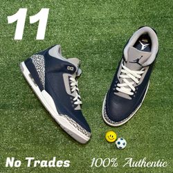 Size 11 Air Jordan 3 Retro “Georgetown” ⛴️