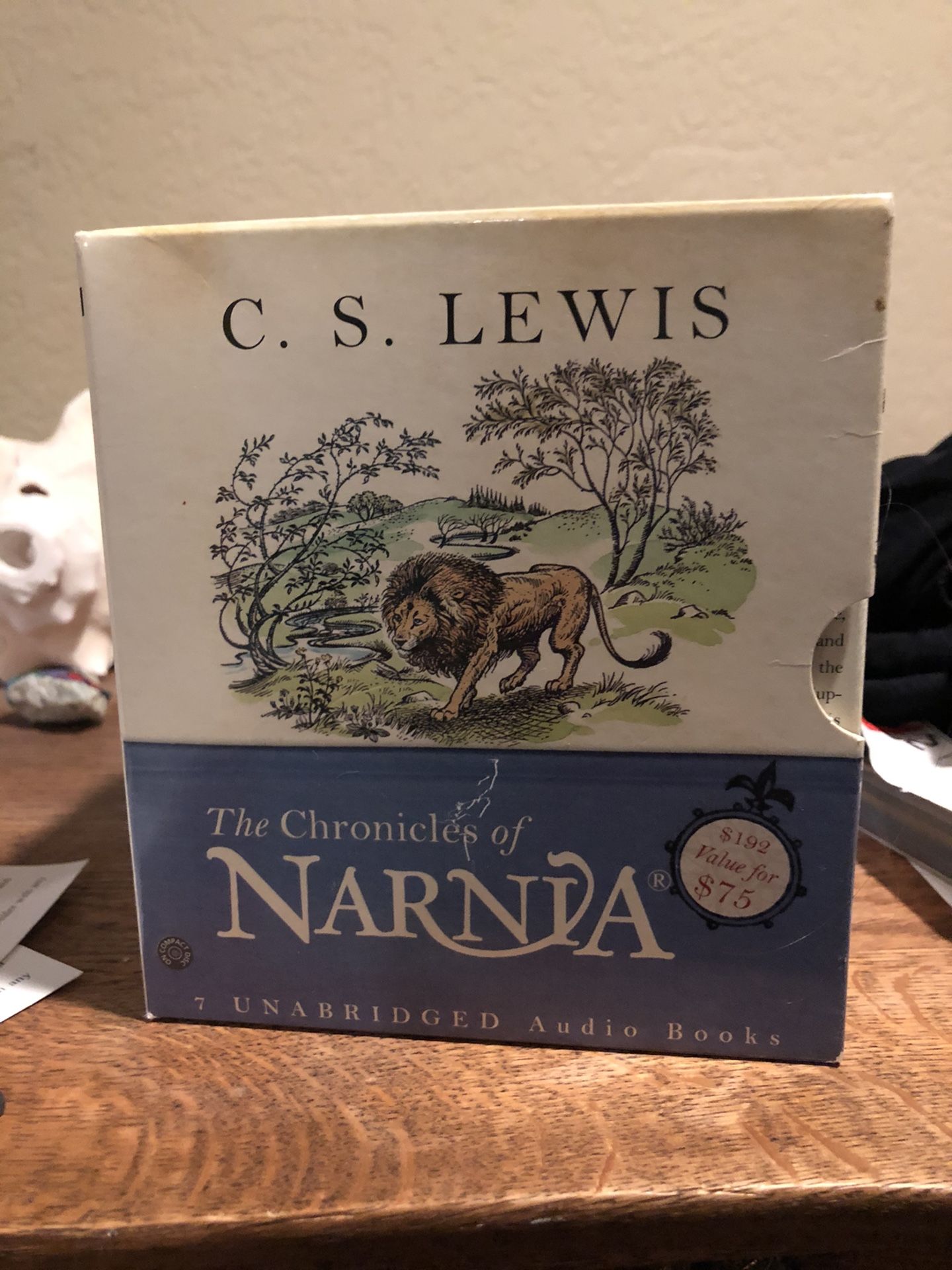 Chronicles of Narnia audiobook set of 7