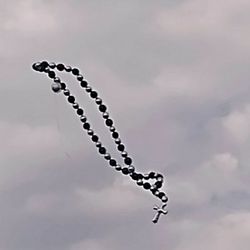 Silver And Black Rosary Balloon