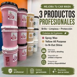 Car Wash Products 5 Gallon – Spray Wax, Degreaser & Shine Dressing