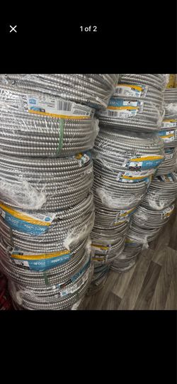 14/2 MC 250ft | 12/2 MC 250ft | 10/2 MC 250ft | 12/3 MC 250ft | 14/3 MC 250ft | Armored Cable | Metal Clad Wire | Copper Electrical Cable |