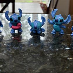 Disney Lilo & Stitch Collectible Set of  5 Figurines