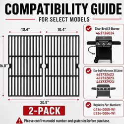 Uniflasy Replacement Grill Grates
