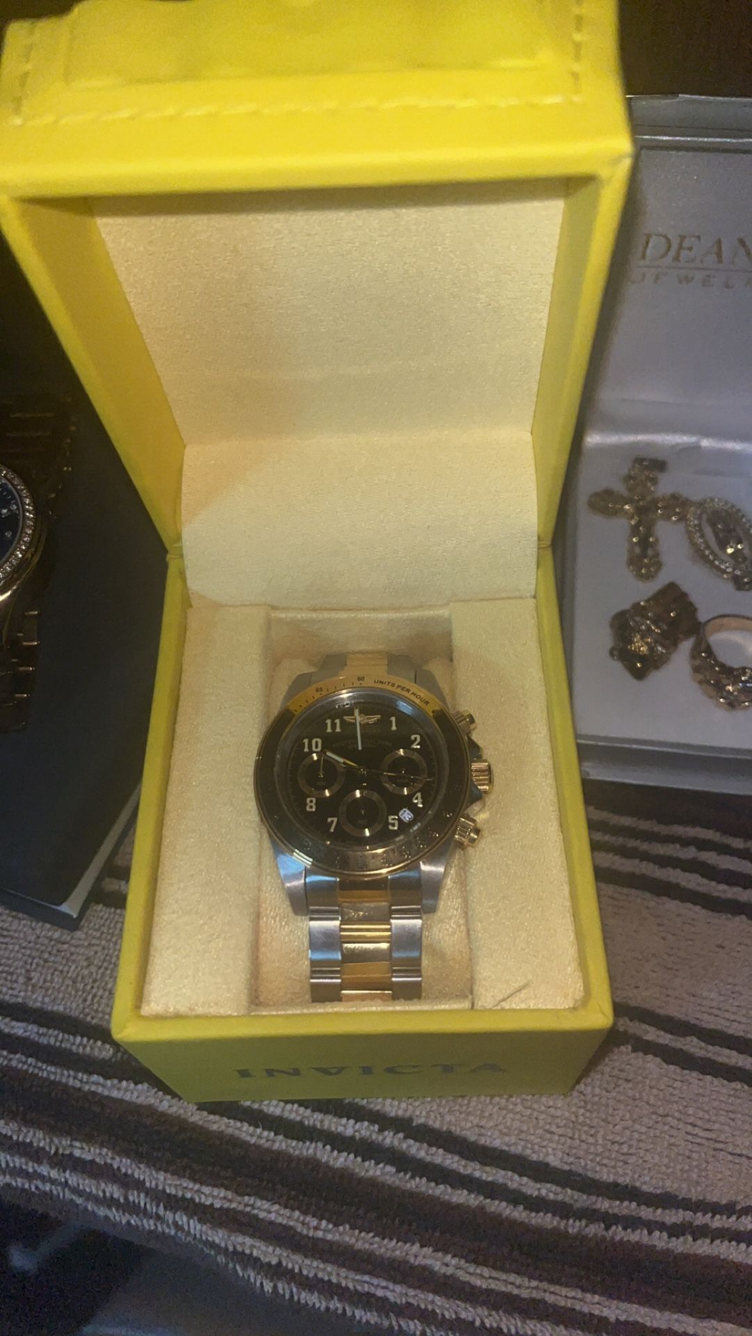Solid Gold And Silver Invicta Watch OBO