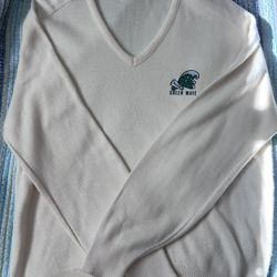 Vintage Antigua Of Scottsdale TULANE UNIVERSITY Green Wave Collegiate Sweater 