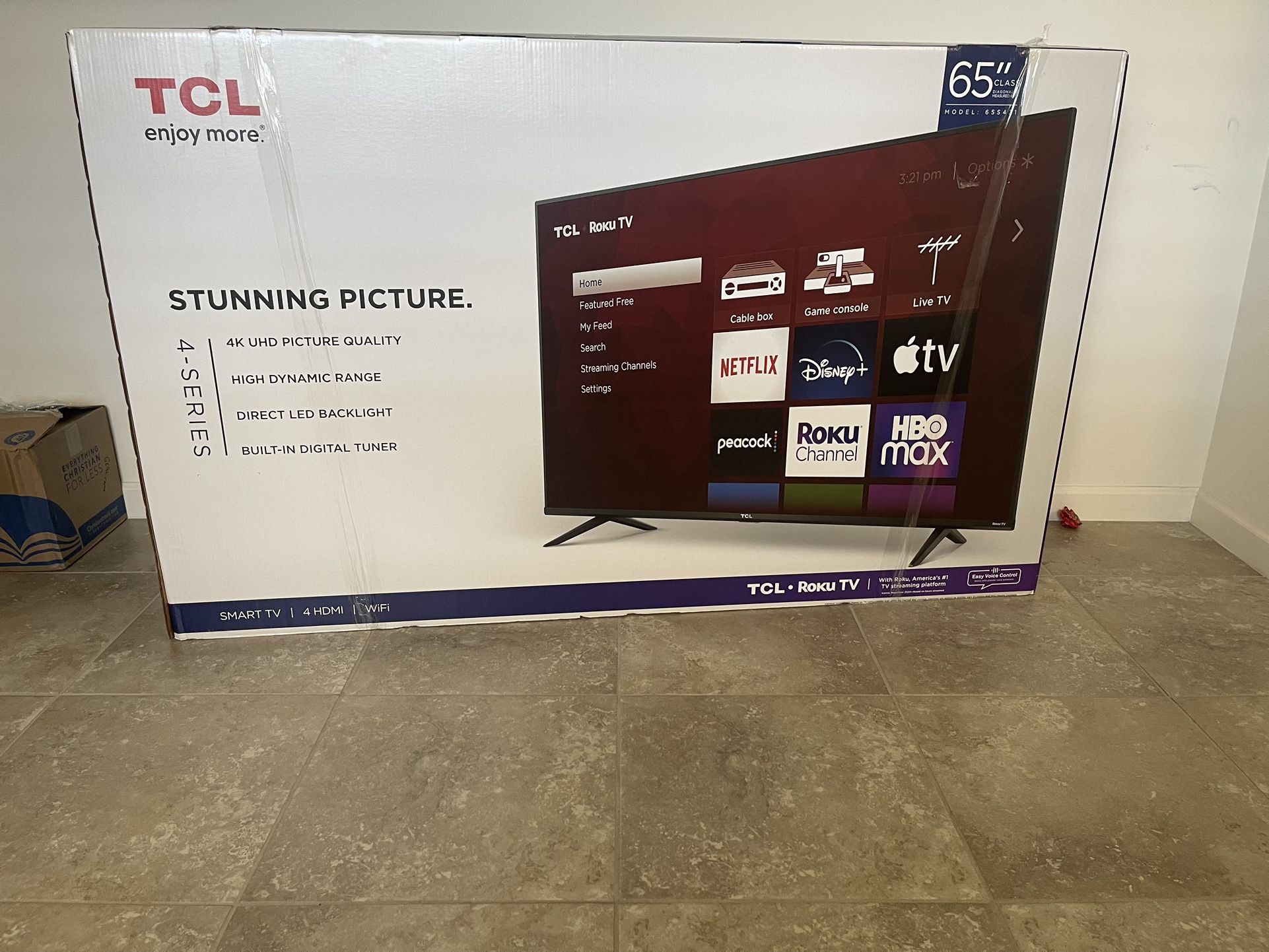 Brand New 65’ TCL Roku TV