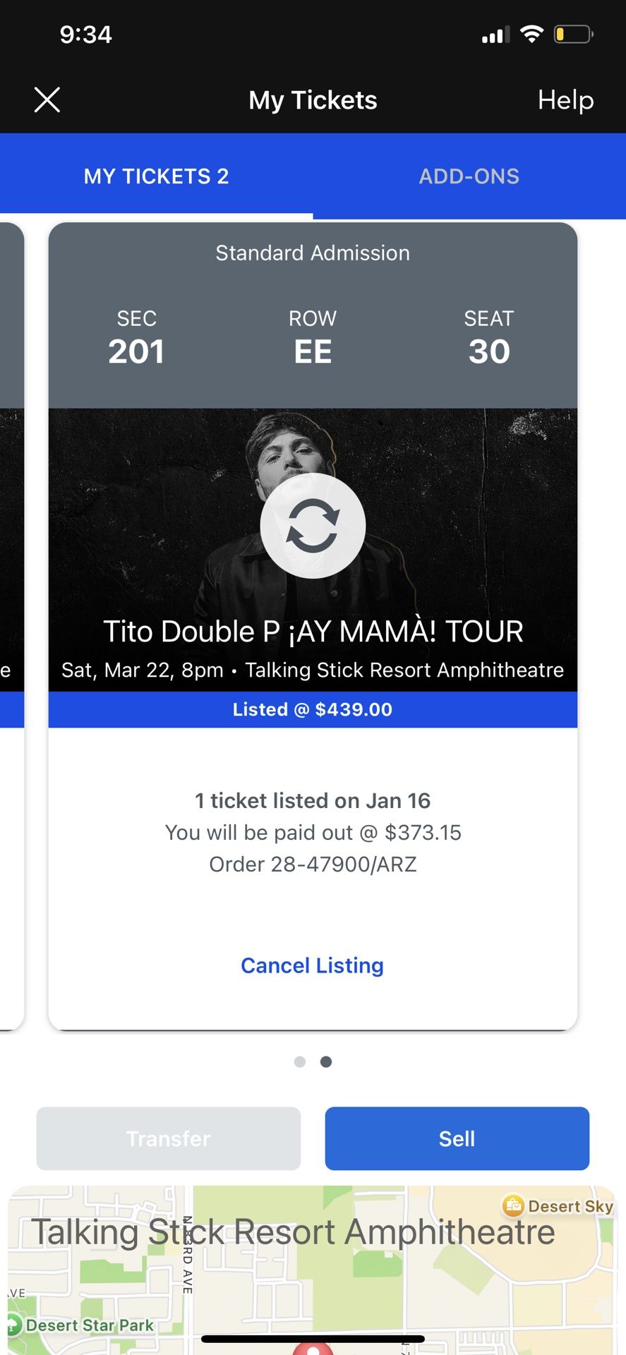Tito Double P Concert Tickets SATURDAY