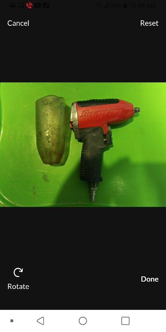 Snap On 3/8 Super Duty Air Impact Wrench MG31