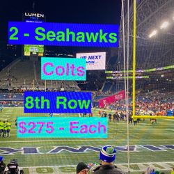 Seahawks Colts Tickets