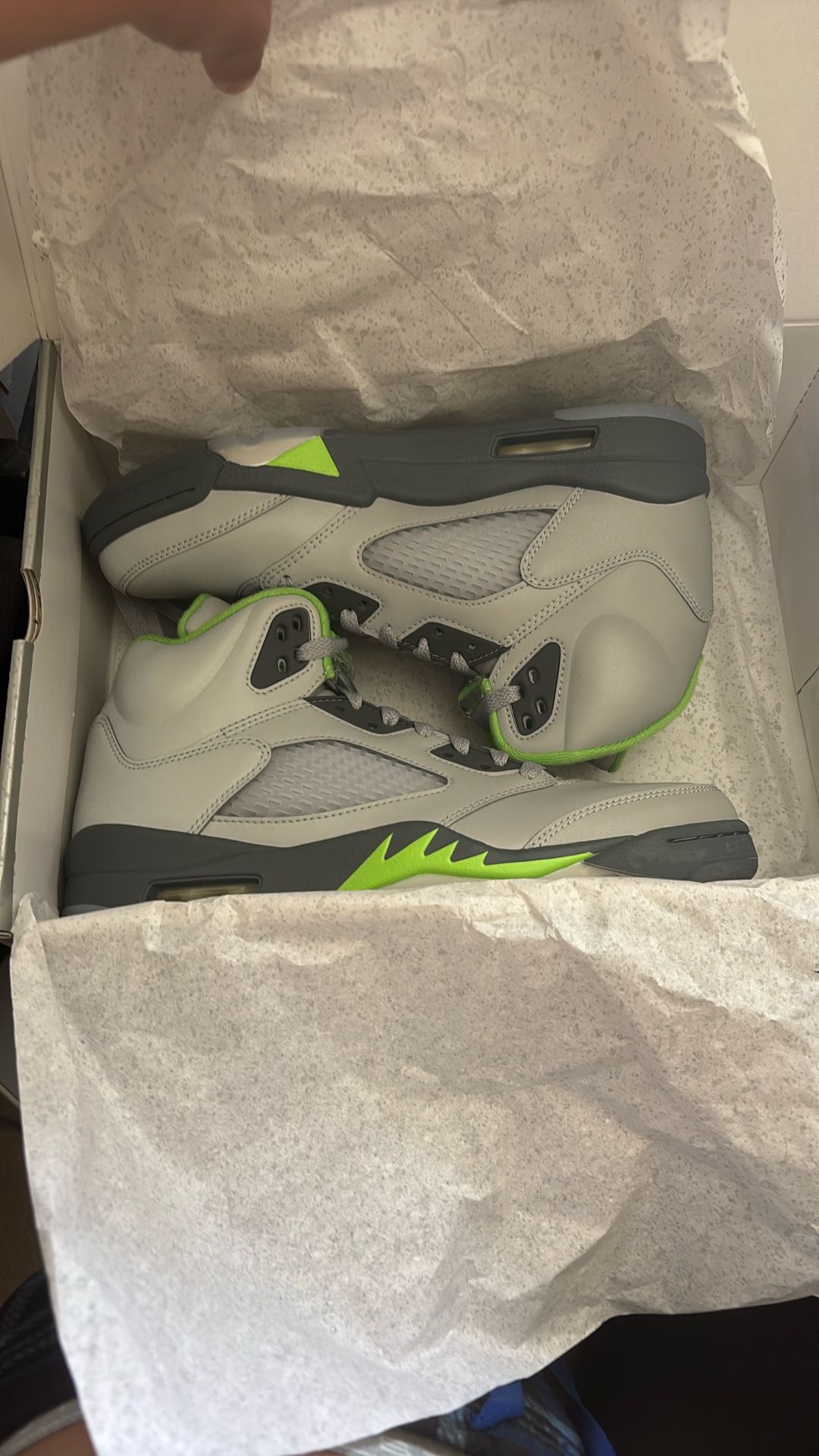 Jordans 5 Retro(Green Bean)