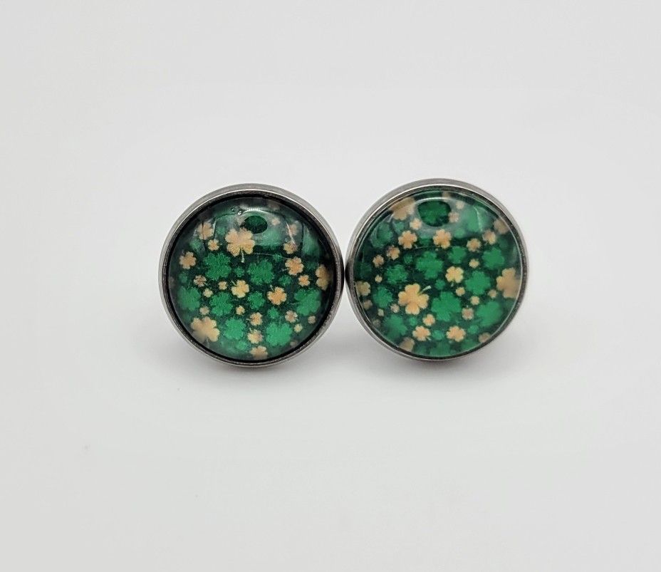 Lucky Clover Stud Earrings