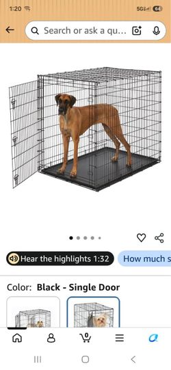 Collapsible wire Dog kennel/ cage XXL
