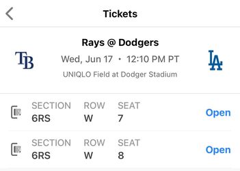 Dodgers vs Rays