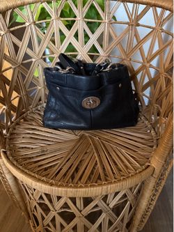 Black coach purse