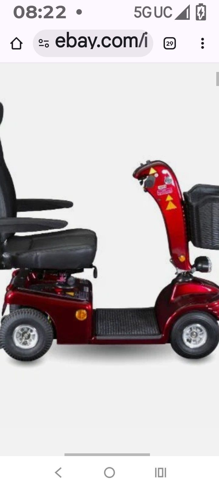 Mobility Scooter Like New Rode 3 Times Shoprider Sunrunner