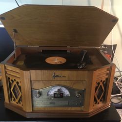 Emerson 4-in-1 Mini Stereo System Turntable AM/FM CD & Cassette