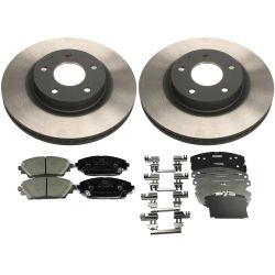 Brake Pads Rotor 299 Install Most Cars 