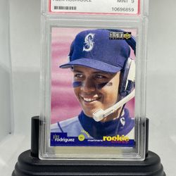 Alex Rodriguez 1995 Upper Deck “Collector’s Choice, PSA Graded#9” Rookie Card#5