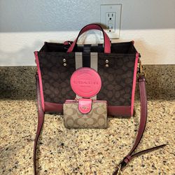 Coach Dempsey Carryall with wallet