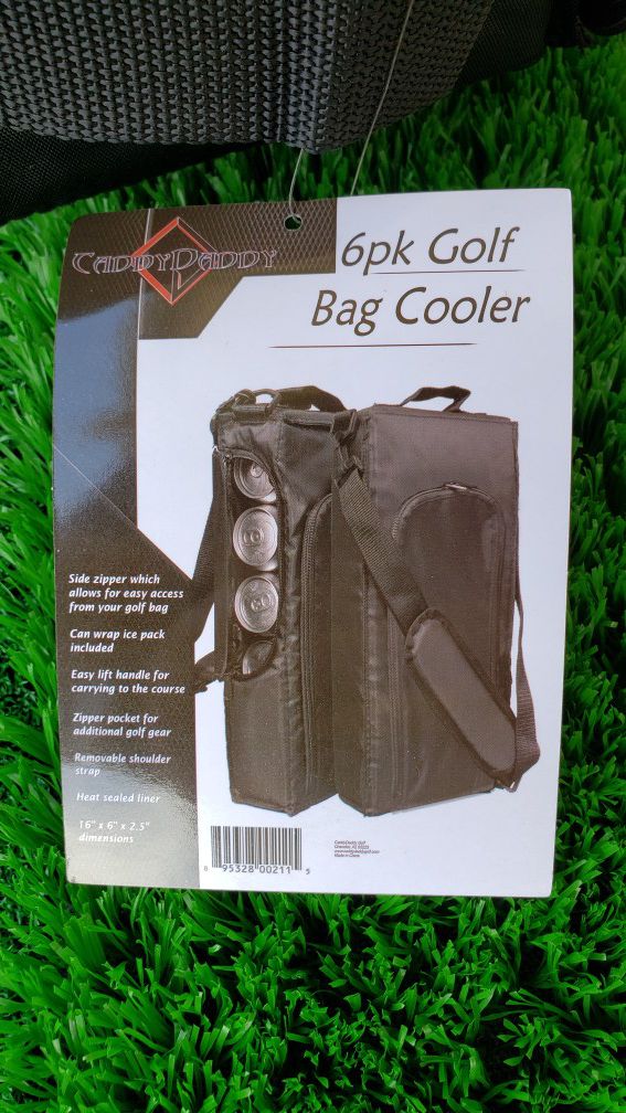 Caddy Daddy 6pk Golf Bag Cooler w/reusable ice