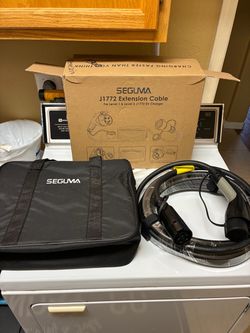 SEGUMA EV Charger Extension Cable, 50A 21FT UL Listed J1772 Extension Co...