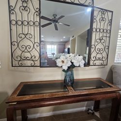 Mirror And Console Table $100 Both