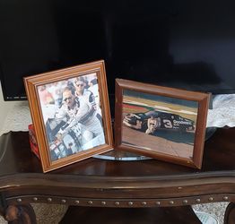 Dale Earnhardt Pictures In Wooden Frames 