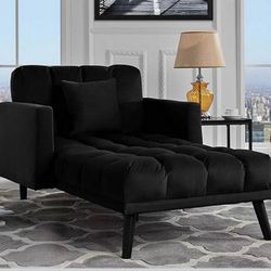 Catina Century folding lounger / sofa - Black