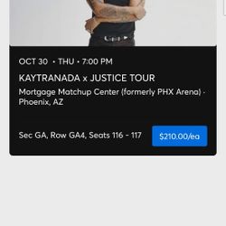  KAYTRANADA x JUSTICE Tour 2025 — This Thursday Night!