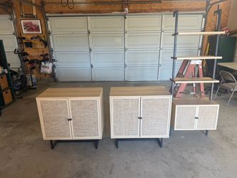 Cabinets + book shelf (Nathan James)