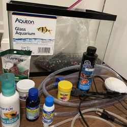 Fish Tank and Accessories