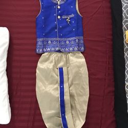 Baby Boy 2t indian outfit kurta dhoti set