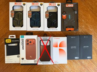 iPhone 17 Pro Max / iPhone 18 Pro Max Cases (PRICES VARY)
