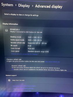 Acer Nitro ED343CUR V monitor