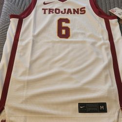 Bronny James USC Trojans Nike Basketball Jersey - White
