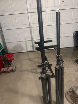 DJ  MIXER STAND AND SPEAKER STANDS