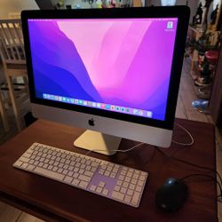 Imac 21.5-inch 2017 Intel Core i5 2.3 GHz 8GB RAM  1TB SATA DISK  macOS Monterrey  version 12.5. Nothing wrong.  **  NO TRADES **