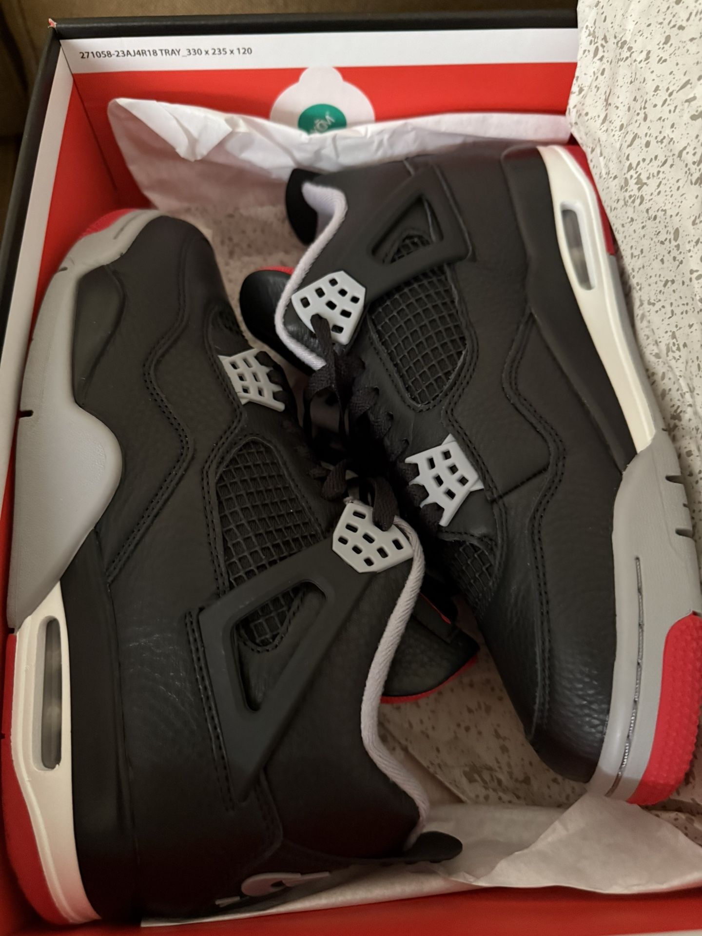 Retro 4  Bred Jordan’s