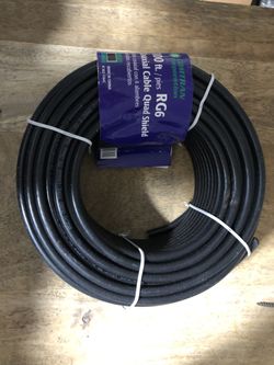 100’ RG6 Coaxial Cable