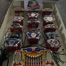 Vintage Mr Christmas Holiday Carousel Speacial Addition 