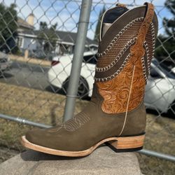 Bota Vaquera Cuadrada