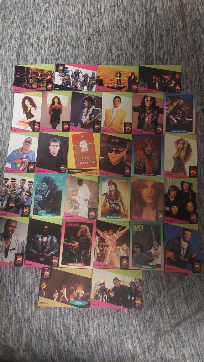 Super Star Music Collection Cards