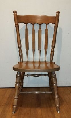 Vintage Spindle Back Yugoslavian made wooden chair