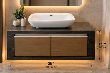 36-Inch Floating Bathroom Vanity