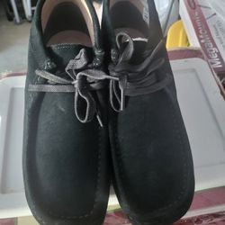 Clark's Wallabee Checker Boots