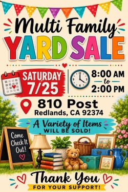 Multi Family Yard Sale!