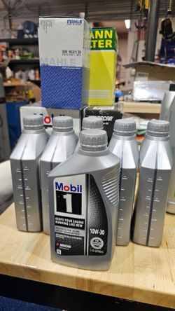 OX 152/1 D Filters (set of 3) and 12 quarts Mobil 1 10W-30 Synthetic Oil