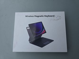 Wireless magnetic keyboard