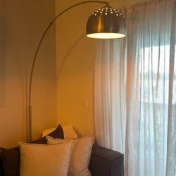 FLOOR LAMP SILVER 